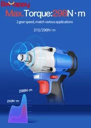 Behappy brushless wrench impact drill LITHIUM ELECTRIC TOOL - Image 2